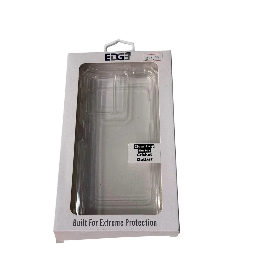 Edge Clear Grip Series Case for Cricket Outlast Clear Tough Anti-Shock Cover